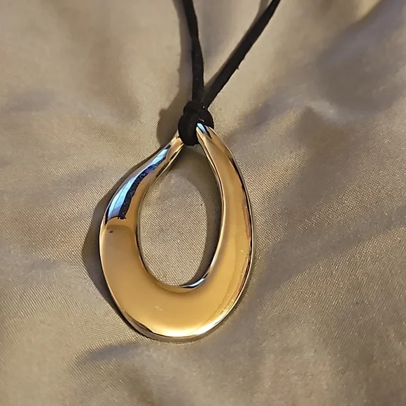 Lia Sophia Teardrop Cord Necklace - Picture 3 of 5